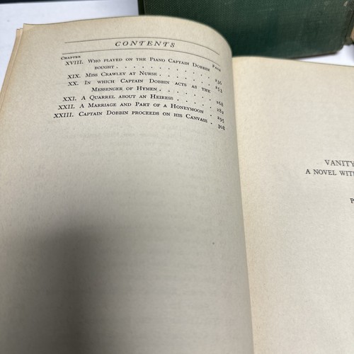 Vanity Fair The Works of William Makepeace Thackeray 1937 3 Volume Set - Picture 7 of 19