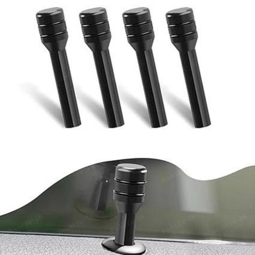 4pcs Black Car Interior Door Locking Lock Knob Pull Pins Alloy Cover Accessories - Bild 4 von 8