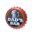 New Dad’s Bar Bottle Top Metal Sign Free Uk Mainland Post