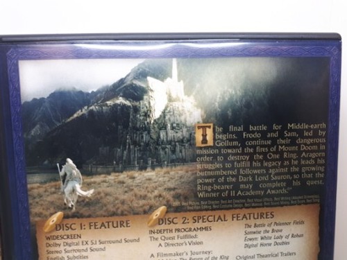 The Lord of the Rings Trilogy DVD Bundle Fellowship Of The Ring & The Two Towers - Picture 12 of 15