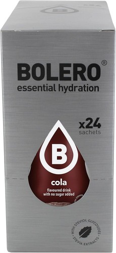 Bolero Bustine Per Bevande In Acqua Functional Food 24 Bustine Da 9Gr Gusto Cola - Foto 3 di 4