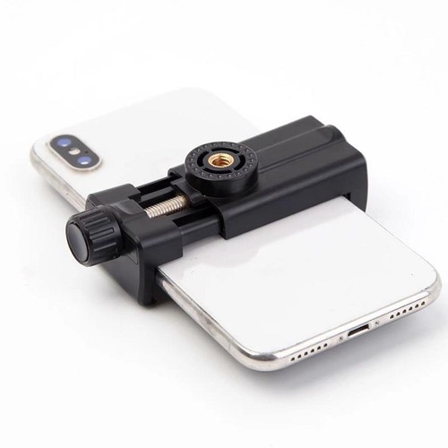 Adaptador de montaje con soporte para teléfono trípode con tornillo de 1/4 de pulgada móvil teléfono inteligente clip Sup - Imagen 17 de 24