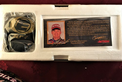 JEFF BURTON #99 Exide Batteries 1997 Ford RCCA 1/24 ELITE Car & 1/64 HO Car SET - Picture 7 of 12