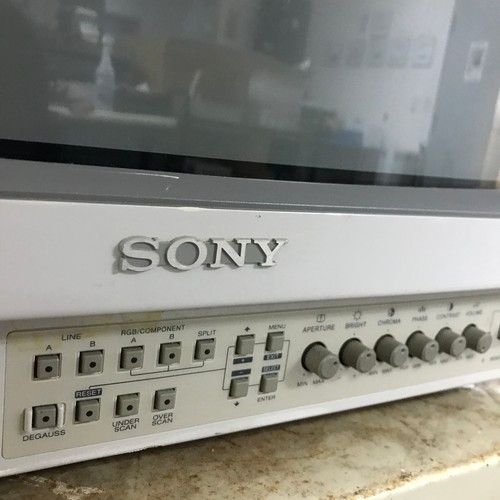 Sony PVM-1953ST HR Trinitron 19" Color Video CRT Gaming / Medical Video Monitor - Picture 15 of 24