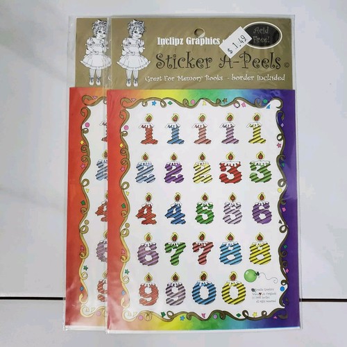 Vintage 1998 Sticker Packs Inclipz Graphics Inc Sticker A Peel Lot of 8 - Picture 7 of 16
