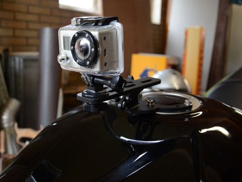 Adjustable Camera GPS Radar Mount - KAWASAKI Z750 Z800 Z750S Z750R Z1000 Z1000SX - Picture 7 of 8