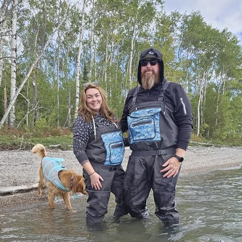 Fishing Waders for Men and Women, Chest Waders- XX-Large Carbon Black - Picture 7 of 7