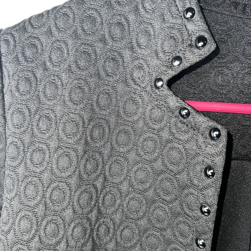 Roz & Ali Strick Blazer Cardigan vorne offen Damen XS schwarz 3/4 Arm Stretch - Bild 5 von 8