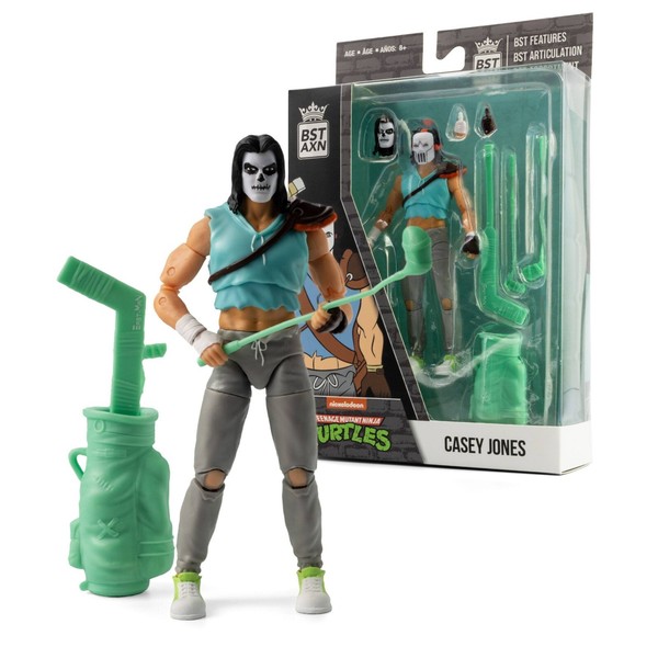 Bst Axn Teenage Mutant Ninja Turtles Casey Jones Skull Face 13 Cm Actionfigur-image