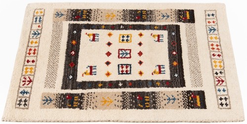 Gabbeh Tappeto Persiano Annodato a Mano 90x60 cm-Nomadic, Oriente, Tappeto, - Picture 3 of 5