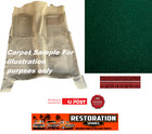 <!--F#f_0-->HOLDEN FB EK MANUAL TRAN WAGON FRONT & REAR MOULDED DARK GREEN PLUSH CARPET<!--F/-->
