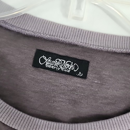 Lauren Moshi Größe Small Langarm T-Shirt grau lila Mandala Damen - Bild 3 von 10