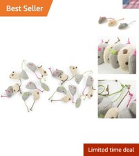 Skitter Critters Catnip Mice - 20 Toy Pack for Energetic Cats  Kittens
