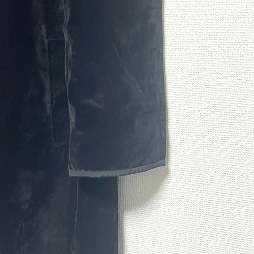 J.Jill Velvet Coat Black LP Size Vintage Cotton Blend Elegant Soft Women’s rare - Picture 6 of 9