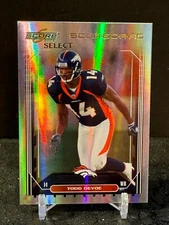 2006 Score Select Football Todd Devoe Rookie RC Scorecard Card #297 #058/100