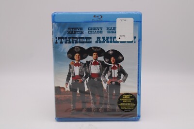 Three Amigos! Blu-ray Steve Martin NEW Sealed
