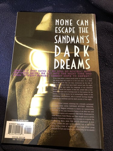 Sandman Mystery Theatre Book #2 The Face & Brute TPB (DC Comics Dec 2004) New - Picture 2 of 2