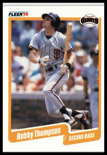 1990 Fleer #73 Robby Thompson San Francisco Giants - Picture 1 of 2