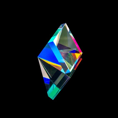 20mm Rainbow Optical Glass Crystal Pyramid Prism For Natural Sciences 1PCS - Picture 5 of 15