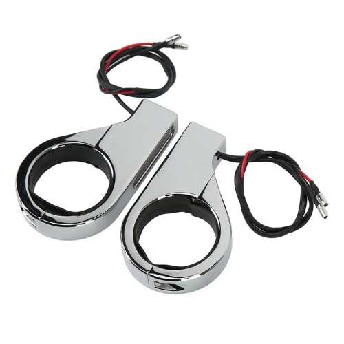 Motorcycle Turning Indicator 12V Motorcycle LED Turn Signal Light For 41mm Fork - Picture 20 of 24