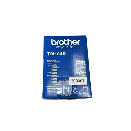 GENUINE/OEM BROTHER ~TN730~ TONER CARTRIDGE ~1200 PAGES~ BLACK **NEW/SEALED** - 第 4/4 張圖片
