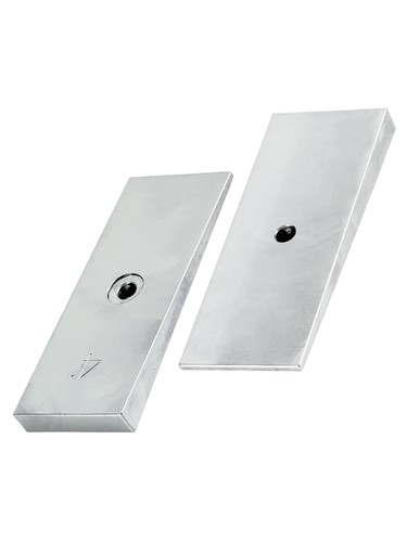 2PCS 2" Wide 4°Degree Steel Leaf Spring Degree Shims Silver T5 - Foto 13 di 17