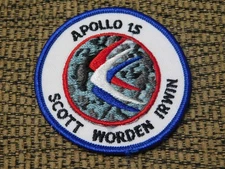 Apollo 15 Patch Scott Worden Irwin NASA Space Shoulder Jacket Patch