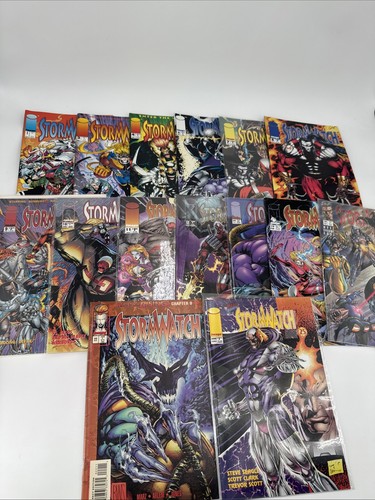 Stormwatch Comic Lot (Image Comics 1993) Issues #1-2, 4-5, 7-12, 16,19,20,22,25 - Picture 7 of 8