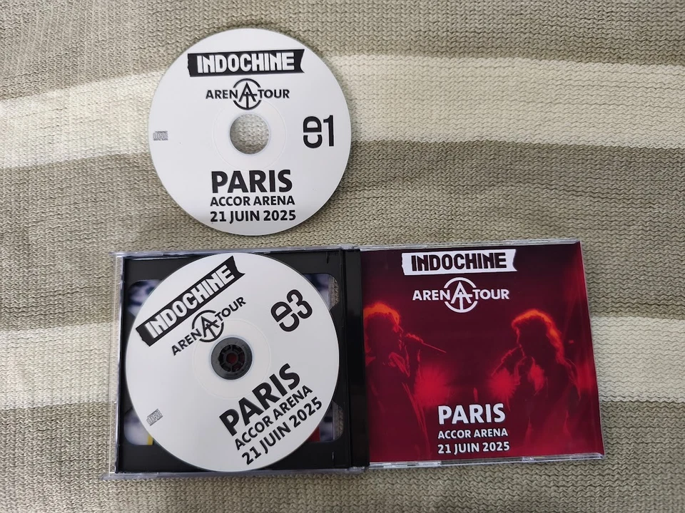 Triple CD Indochine Paris Accor Arena 2025-06-21 - Audience recording - Image 4 of 4