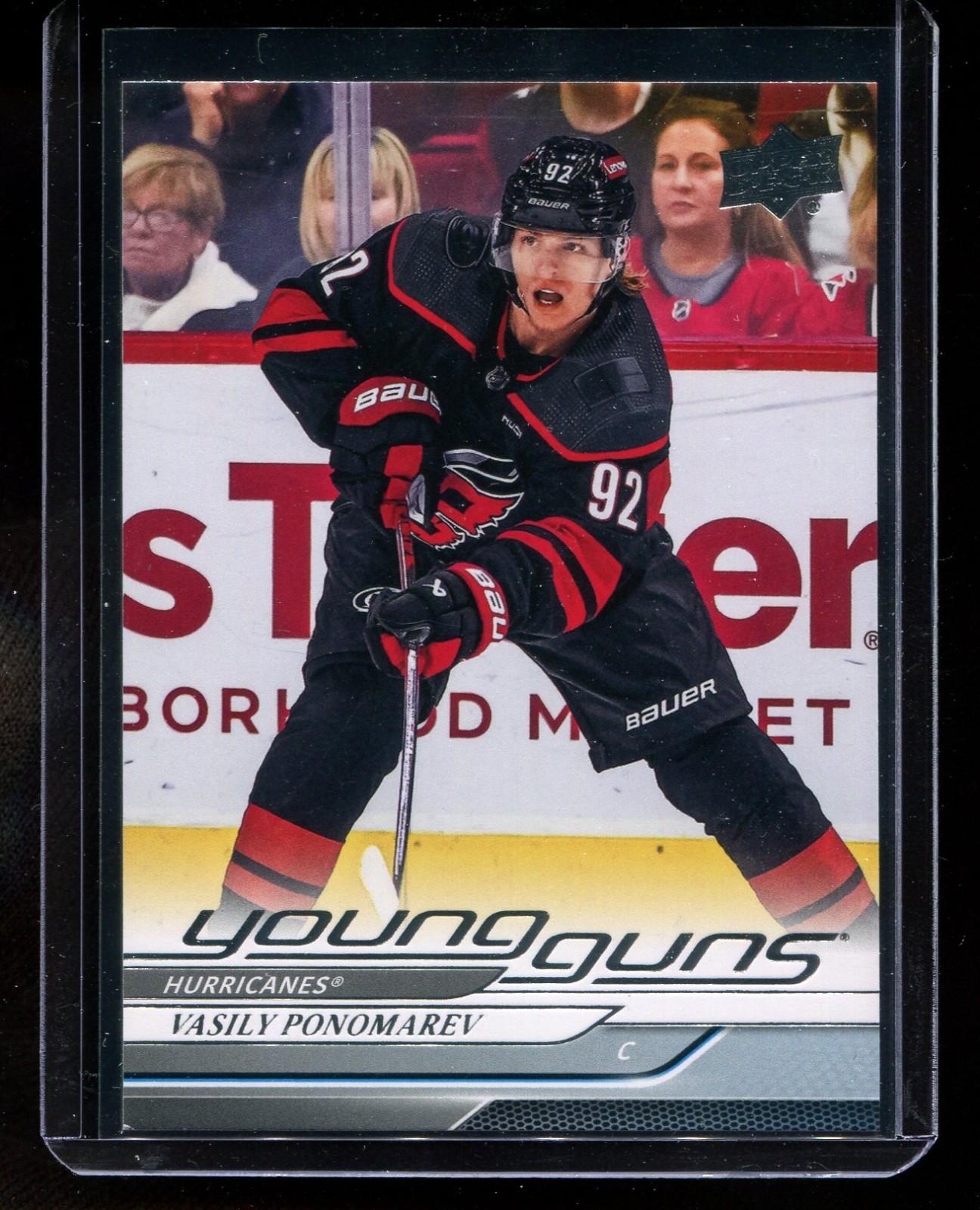 2024-25 Upper Deck Series 2 Vasily Ponomarev Young Guns RC #472 Hurricanes