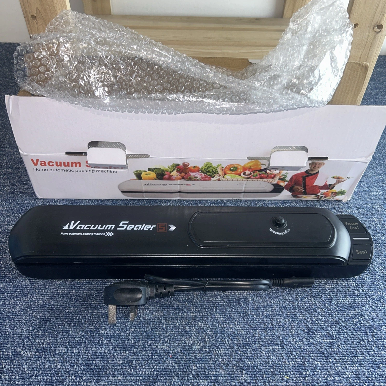 Food Sealer Automatic Manual Vacuum Sealing Machine For Dry Wet Kitchen Storage