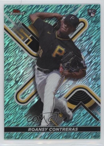 2022 Topps Finest Aqua Shimmer Refractor /175 Roansy Contreras #17 Rookie RC