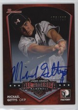 2015 Bowman AFLAC/Under Armour All-American Game /200 Michael Gettys #5 Auto 2d9