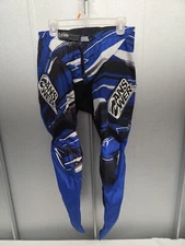 Answer Motocross Edge Pants Mens 34 Blue Dirt Bike  Racing Outdoor Excellent 