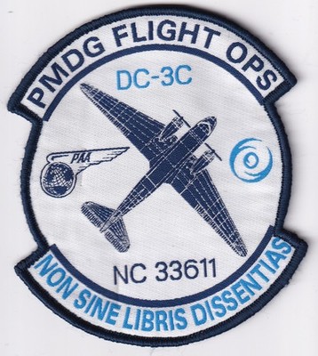 DC-3C NC33611 PMDG Flight Operations patch Pan Am Airlines hook loop back