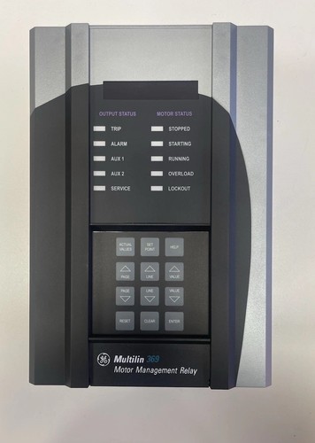 GE Multilin 369-HI-R-M-0-0-0-E Motor Management Relay