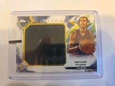 2024/25 Topps Inception Rookie Jumbo Relic Jaylon Tyson Rc