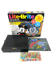 Lite-Brite Super Bright Disney Hasbro HD 100 Years Mickey Mouse Art Complete Set