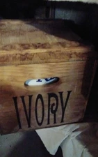 Vintage Ivory Soap Wooden Box
