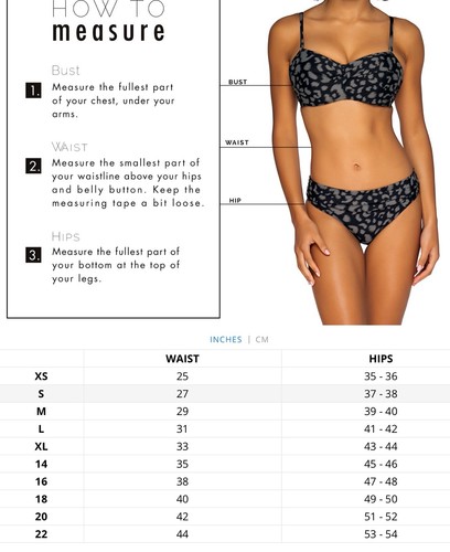 NWT $172 Sunsets Elsie Top 38DD & Hannah High Waist Bottom XL Rainbow Falls - Picture 4 of 13