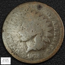 1872 Indian Head Copper Cent 1C