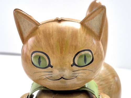 Vintage Linemar Marx Jumping Cat Toy 5" Remote Control In Original Box Japan - Picture 4 of 21