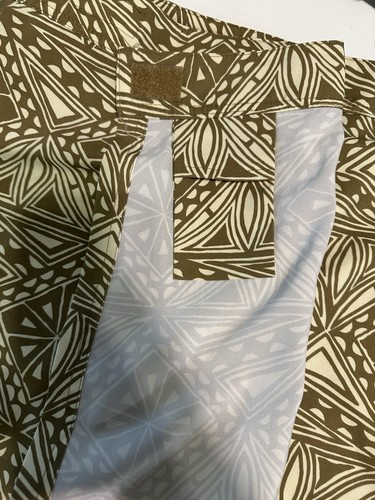FALDA RASGADO Hawaiana Talla Grande Océano Envoltura Natación Cubierta Falda Tropical Bolsillo Geométrico - Imagen 4 de 5
