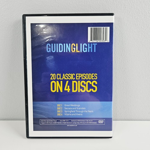 Guiding Light: 20 Classic Episodes DVD • 4-Disc Set • CBS Soap Opera - Picture 2 of 3