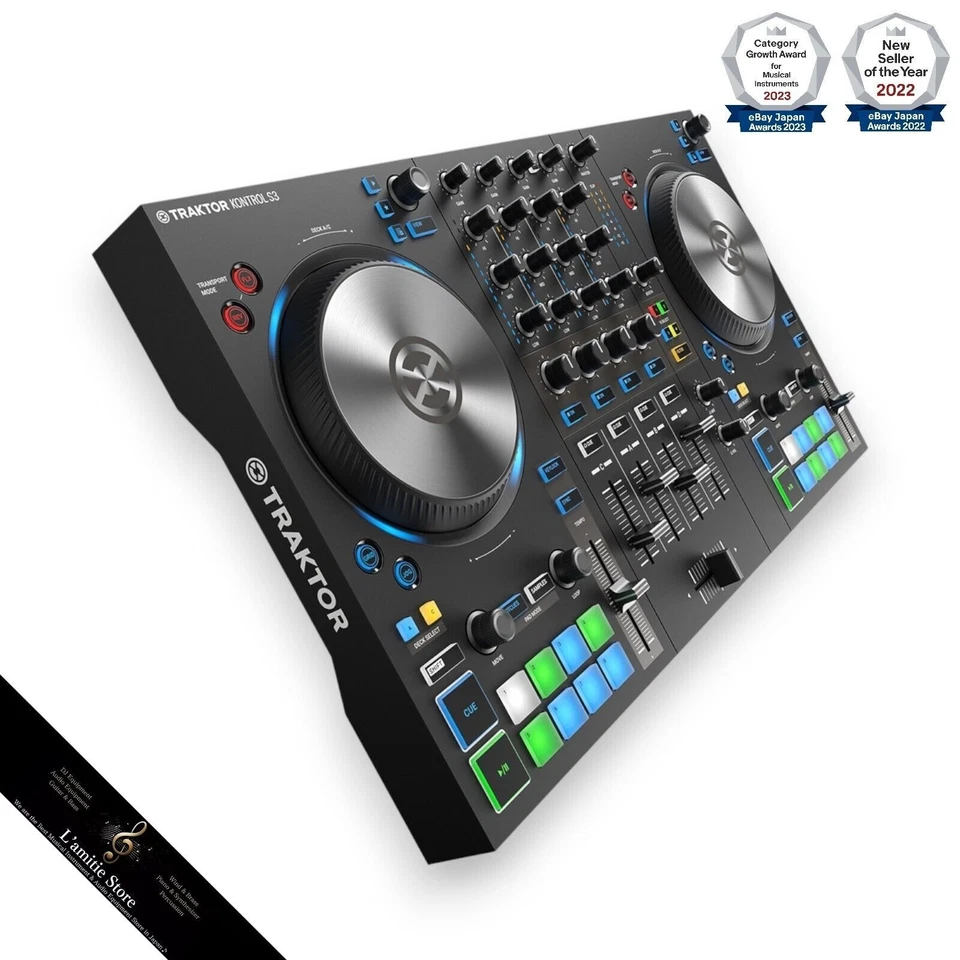 Native Instruments TRAKTOR KONTROL S3 4-Kanal DJ-Controller Japan Schwarz 3,2kg - Bild 4 von 4