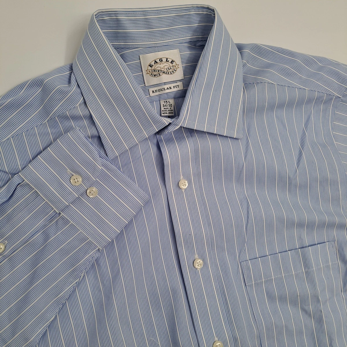 Eagle Long Sleeve Spread Collar Dress Shirts for Men for sale | eBay