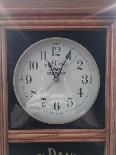 Jack Daniels Vintage Wall Clock. Old No. 7 . Old Time Tennessee Whiskey. Working - Picture 2 of 6