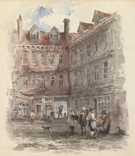 Urban Scene With Vendors Wall Art Poster Print Pick A Size Lot Up