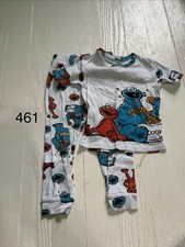 Carter's Sesame Street Baby Gap Pajama Sets Cookie Bird Elmo, 4T