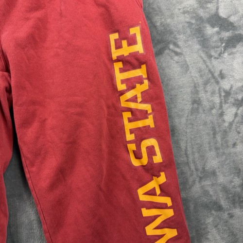 Auténticos pantalones deportivos informales marca Nike para hombre rojos Iowa State Cyclones talla XL - Imagen 3 de 5